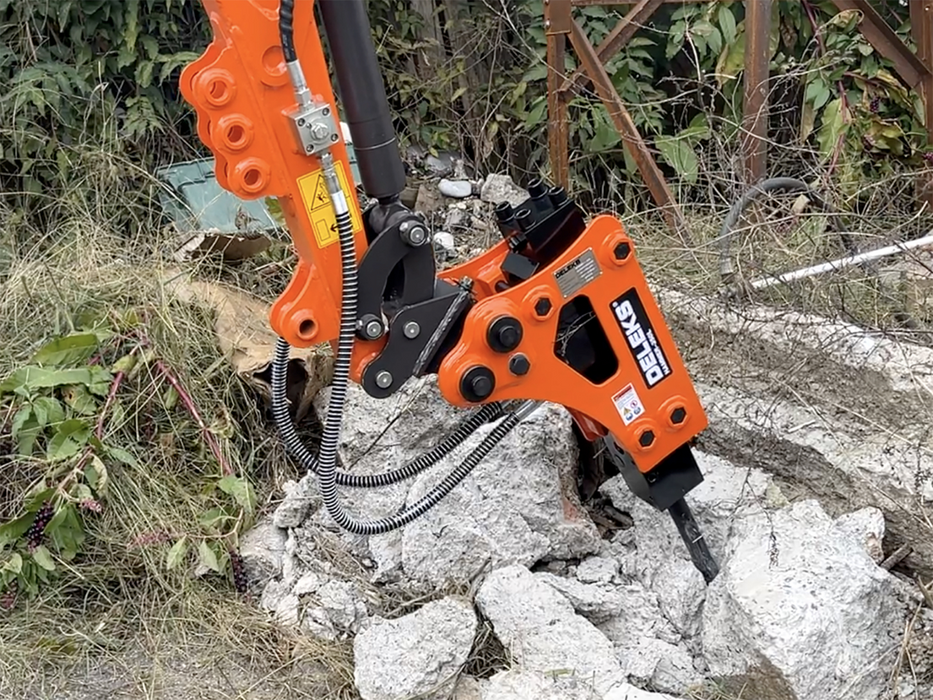 DELEKS® HAMMER-350-L Hydraulic Hammer for Mini Excavators
