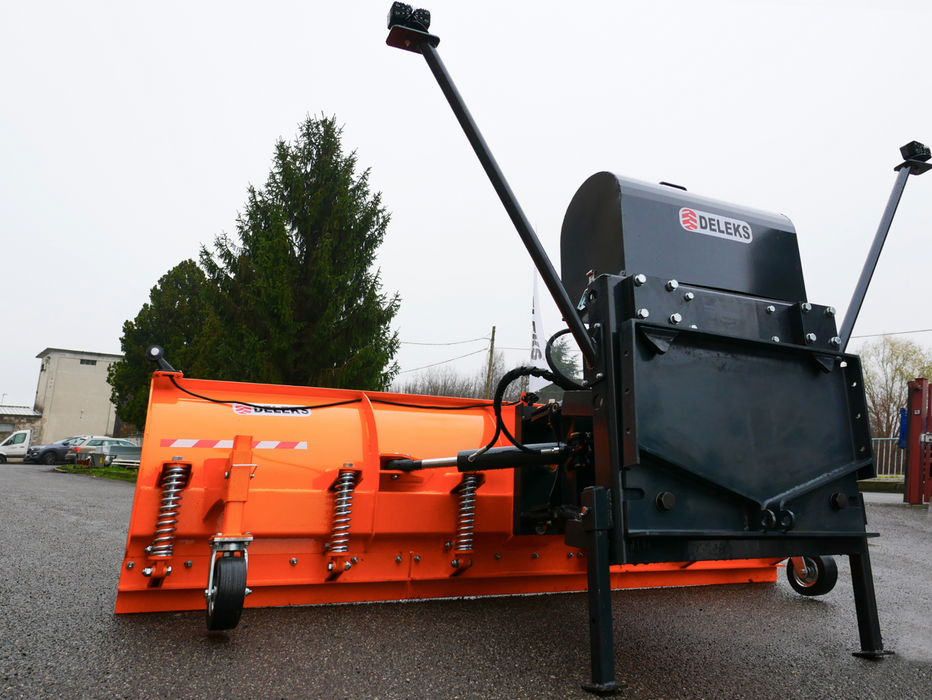 DELEKS® SSH-04-2.6-A Frontal Snow Plough with Mounting Plate for Tractor