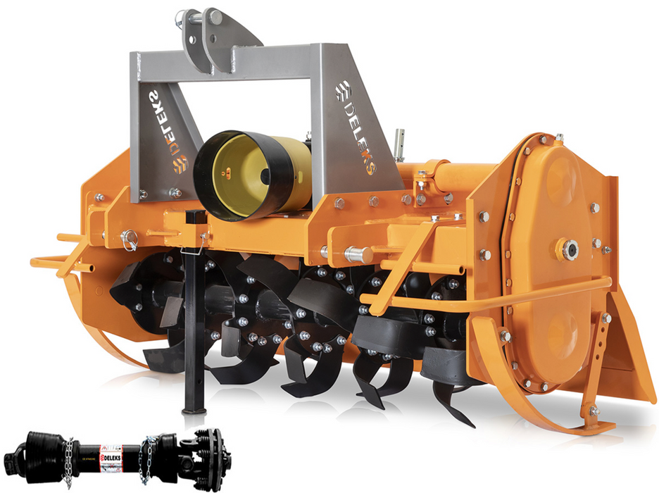 DELEKS® DFH-150 Heavy-Duty Rotary Tiller for Tractors