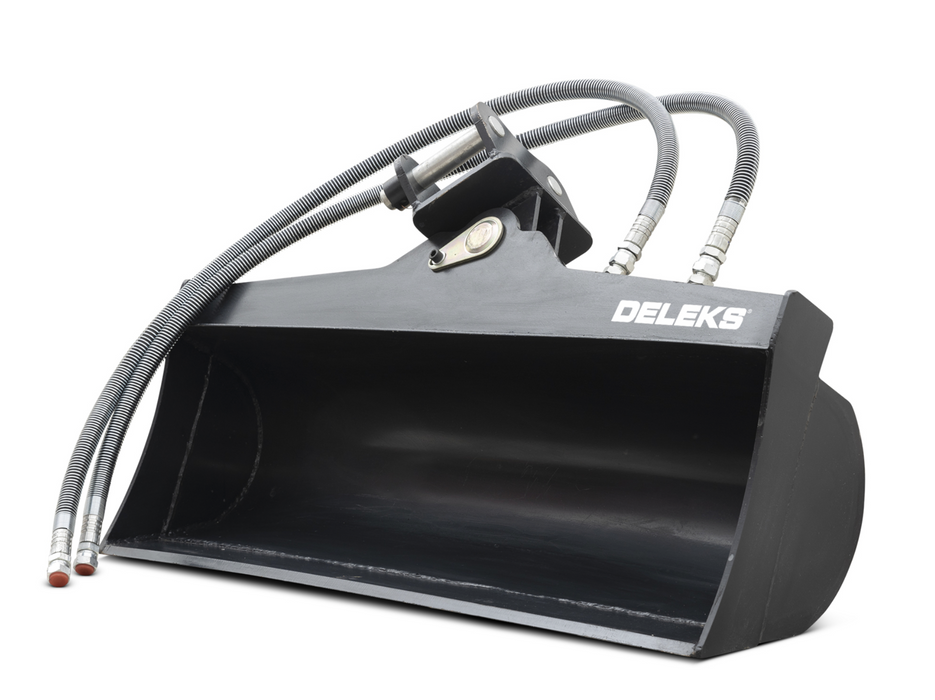 DELEKS® Tilting Ditching Bucket for M180 Mini Excavator – 100cm
