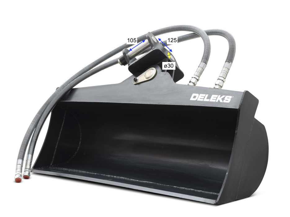 DELEKS® Tilting Ditching Bucket for M180 Mini Excavator – 100cm