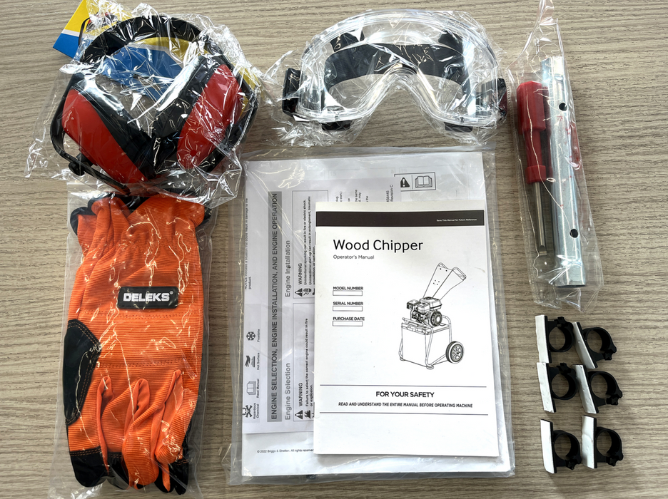 DELEKS® DK-300-LC Petrol Chipper Shredder