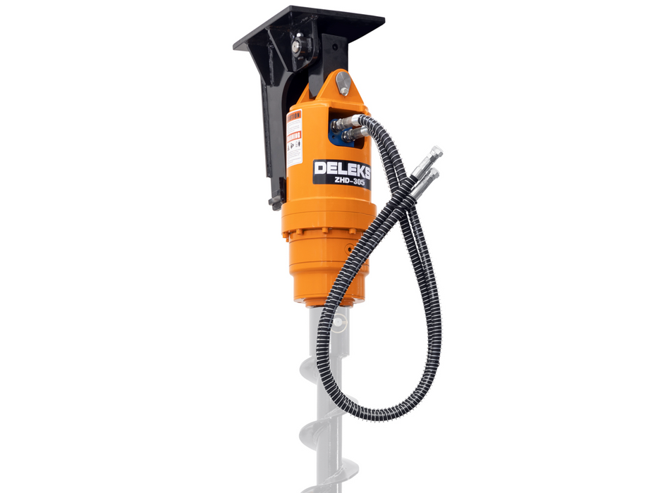 DELEKS® ZHD-305 Hydraulic Earth Drill for Mini Excavators – Precision and Power for Professional Drilling