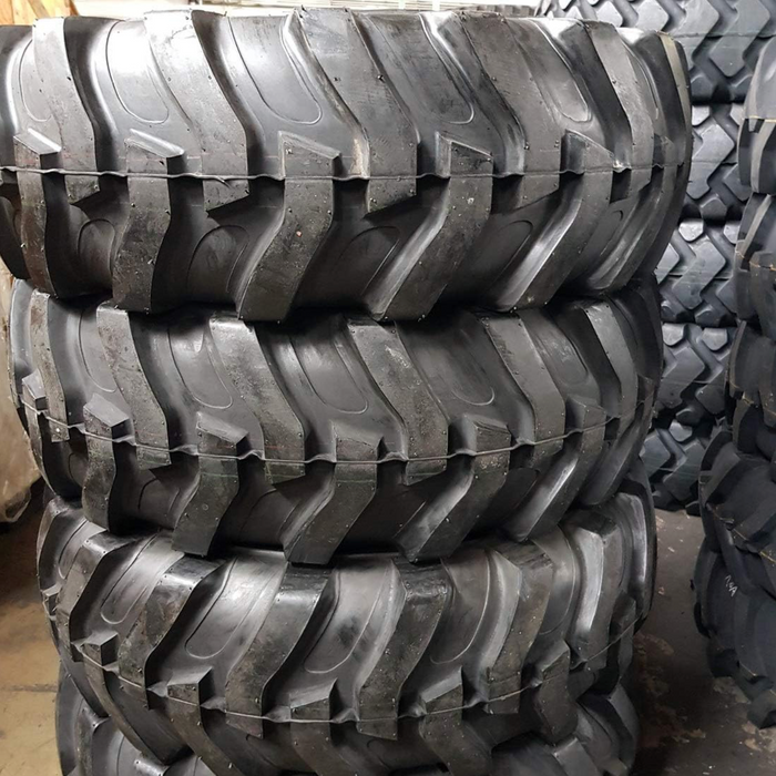 Road Crew 16.9-24 12PR R1 Rear Backhoe Industrial Tractor Tire & Tube Set