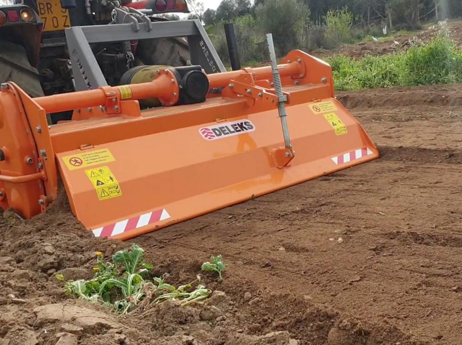 DELEKS® DFH-150 Heavy-Duty Rotary Tiller for Tractors