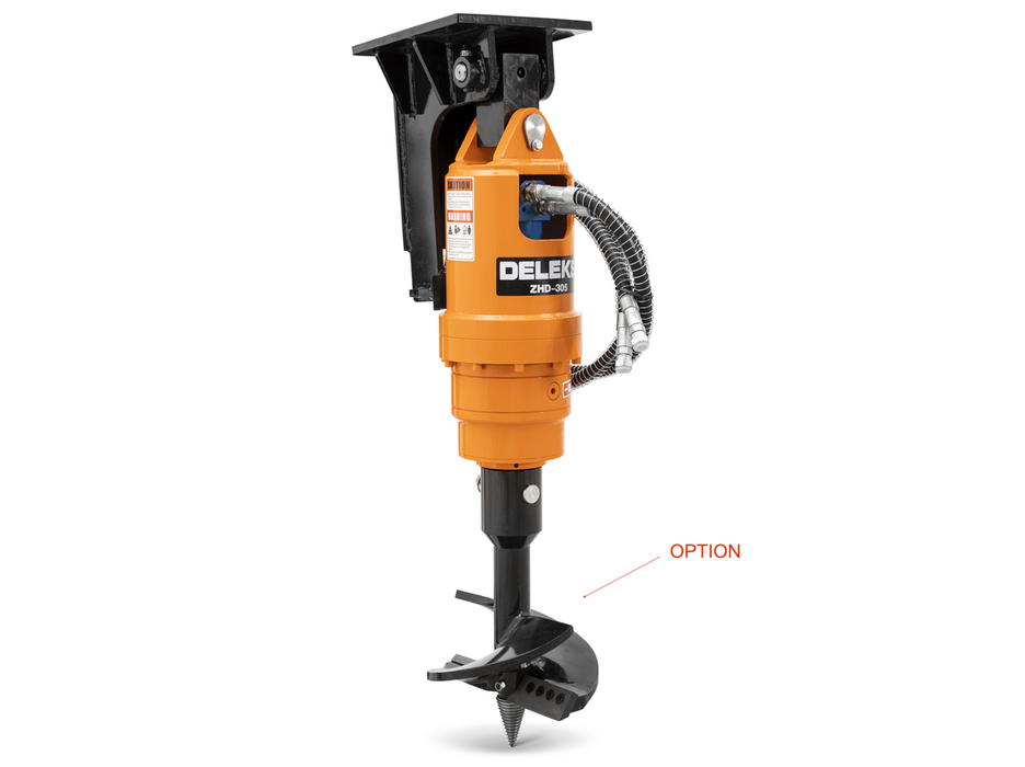DELEKS® ZHD-305 Hydraulic Earth Drill for Mini Excavators – Precision and Power for Professional Drilling