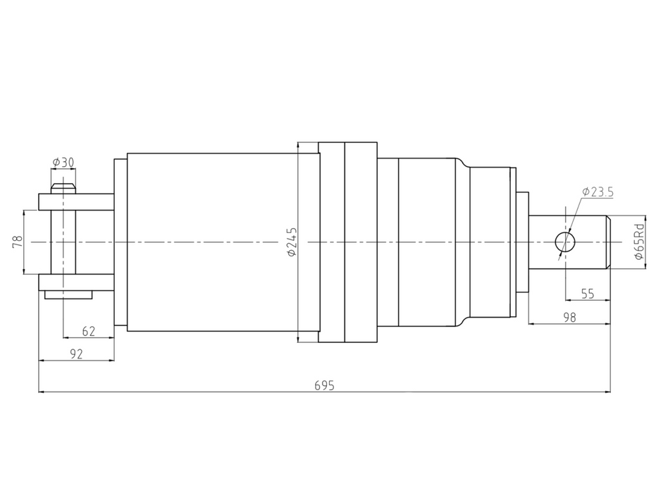 DELEKS® ZHD-305 Hydraulic Earth Drill for Mini Excavators – Precision and Power for Professional Drilling