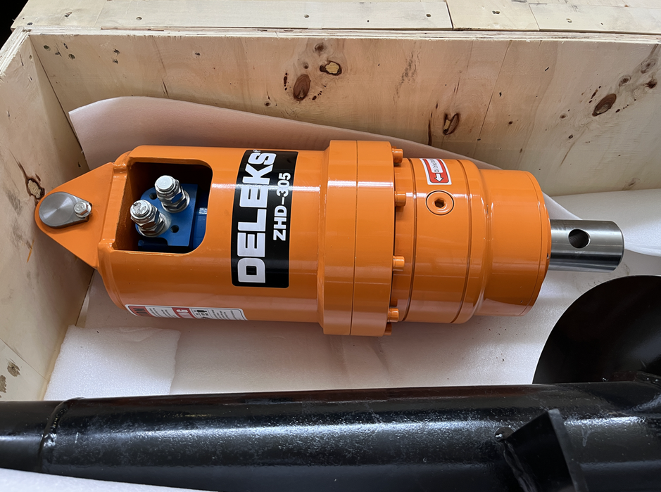 DELEKS® ZHD-305 Hydraulic Earth Drill for Mini Excavators – Precision and Power for Professional Drilling