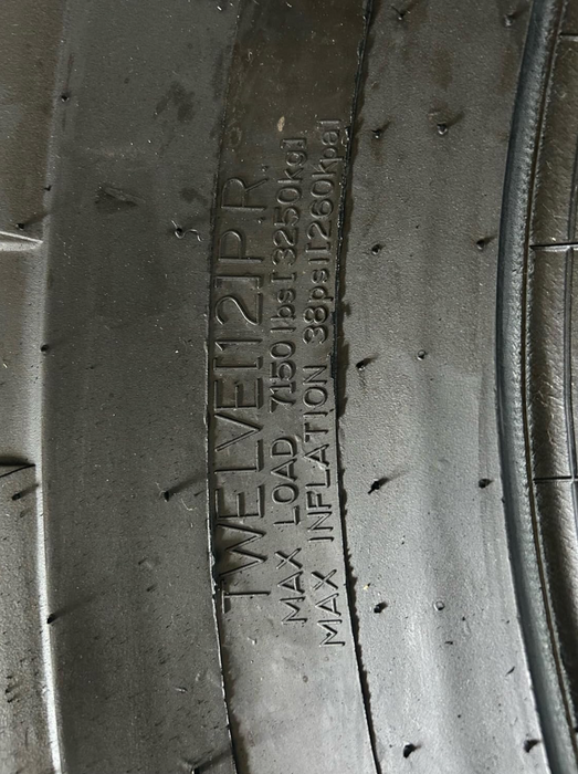 Road Crew 16.9-24 12PR R1 Rear Backhoe Industrial Tractor Tire & Tube Set